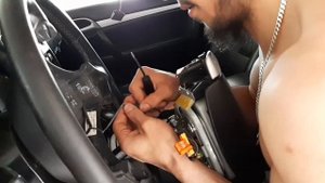 Снятие руля подушки кнопок (замена)порше кайен Porsche cayenne
