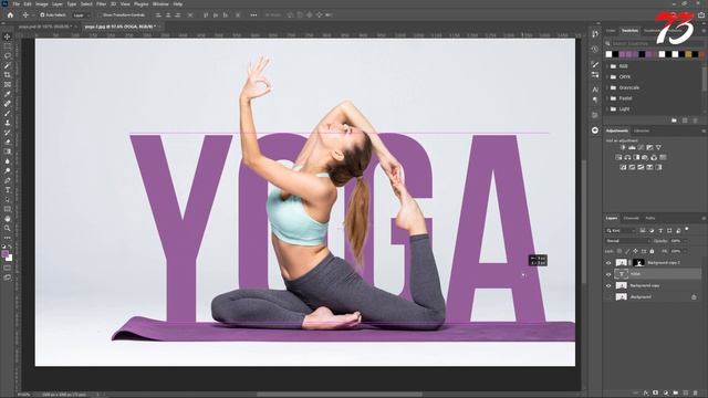 How to Weave Text in and Out of The Image in photoshop | Photoshop Tutorial смотреть онлайн