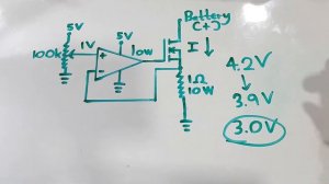 Battery capacity tester circuit | Constant current load