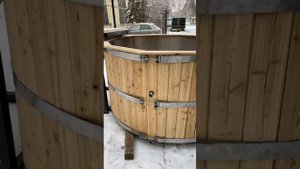Видеообзор Купель Фурако уличная с внешней печкой 55 кВт