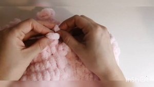 Мастер класс по вязанию пончо из Alize Puffy руками