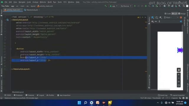 Android Studio Kotlin Layout turlari