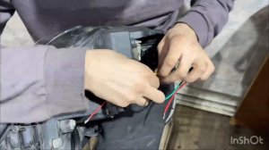 SsangYong Actyon установка двух чиповых Билед линз Zorkiy F40 7(928)1112002 саньенг актион