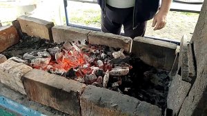 Угли для мангала . Безопасный розжиг.