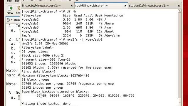 Linux Tutorials- File Systems creation смотреть онлайн