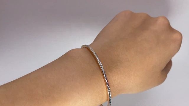 Золотой браслет жесткий. Царицыно. Артикул: А022125 смотреть онлайн