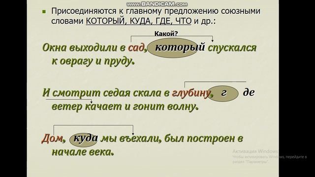 Урок русского языка. СПП с придаточными определительными. смотреть онлайн
