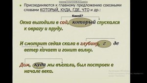 Урок русского языка. СПП с придаточными определительными.