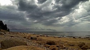 Таймлапс шквалового ворота в Финском заливе / Timelapseof Shelf Cloud