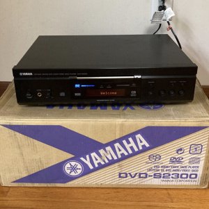 проигрыватель dvd аудио-видео sacd yamaha dvd-s2300-ЯПОНИЯ-Август 2003 г.