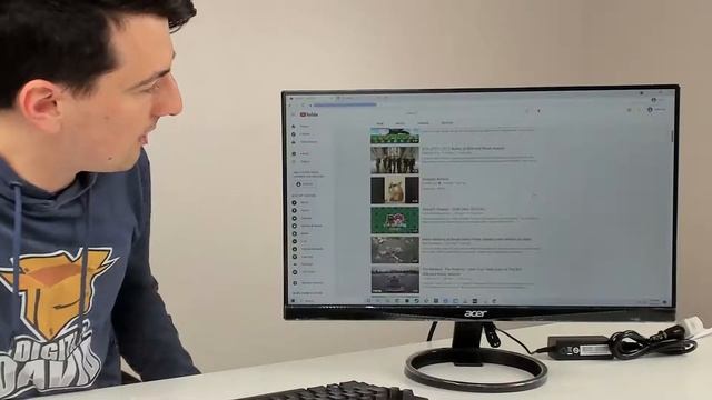 Acer 23.8” Full HD 1920 x 1080 IPS Zero Frame | Online shop смотреть онлайн