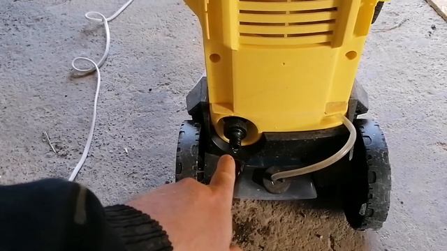 KARCHER K3 Нет напора. Причина одна из нескольких.