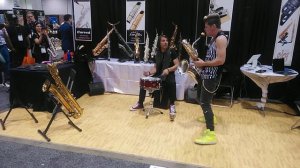 Leo P Plays Oleg Bass Saxophone