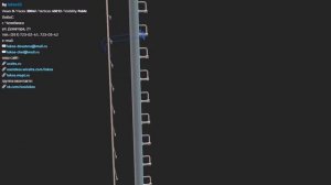 СТОЙКА ДЛЯ ОЧКОВ 16ШТ 1ЭЛЕМЕНТ С ЗАМКОМ, H=1470ММ, D 102