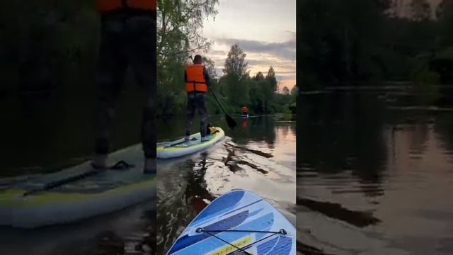 Река Меза, sup board сплав. смотреть онлайн