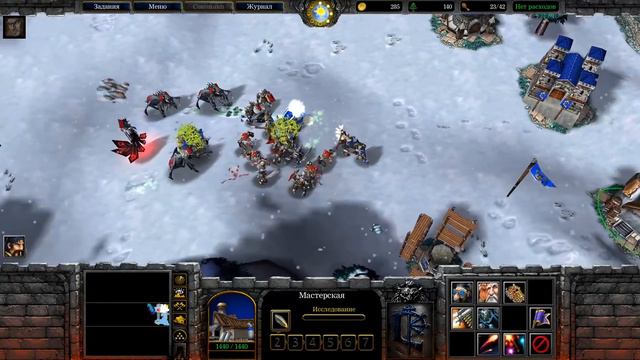 КОРОЛЬ МЁРТВЫХ 3! - ЗАВАРУШКА У ЧЕРНОГО КАМНЯ! - ДОП КАМПАНИЯ! (Warcraft III: The Frozen Throne) #1 смотреть онлайн