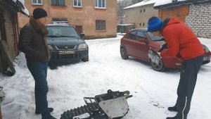 ГУСЕНИЦА + ЛЫЖА + ПИТБАЙК = SNOWBIKE. ПОКУПКА ЗИМНЕГО КОМПЛЕКТА ДЛЯ ПИТБАЙКА. VLOG