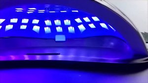 Ультро Фиолетовая светодиодная лампа для сушки гель-лака с вентилятором, 120 Вт
