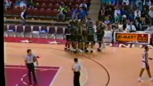 Last 7 minutes of Yakima Sun Kings vs. Tri City Chinook March 19, 1993