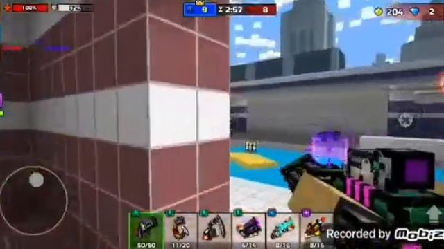 Плазменный модуль BLOQ и Кибер модуль минигана | Pixel gun 3D |