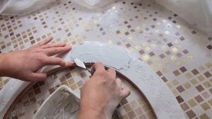 Винтажная рамка для зеркала своими руками