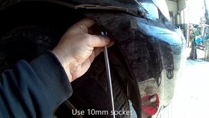 Toyota RAV4  front bumper removal