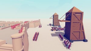 Castle Siege by SIEGE TOWERS in TABS Army - Siege To #TABS #TABSArmy #TotallyAccurateBattleSimulator