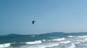 Бургас - Болгария. Отдых на Черном море. Kiteboarding - кайтсерфинг