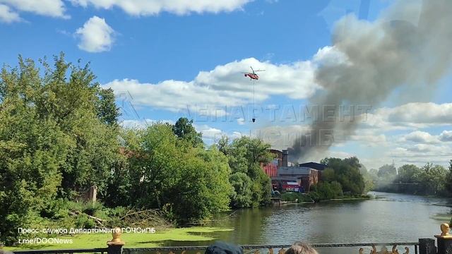 Тушение пожара в Ногинске. 21.08.2023 смотреть онлайн