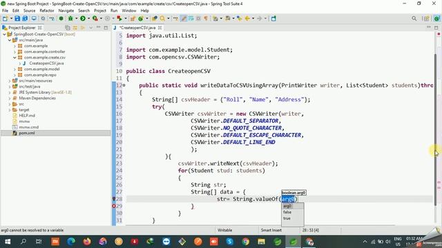 Spring Boot using Open CSV [Hindi] #29 смотреть онлайн