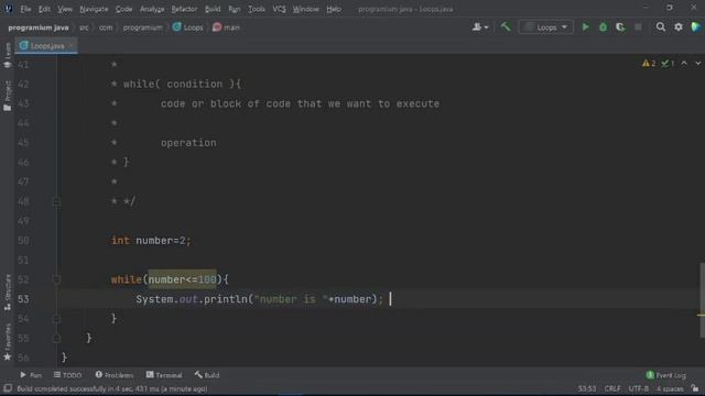 Loops in java, for loop ,while loop ,do-while loop, tables [ Java video number 12]