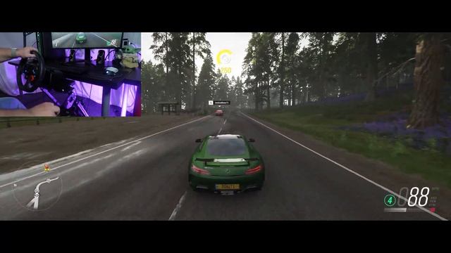 Mercedes-AMG GT R Forza Horizon 4 Logitech G29 смотреть онлайн