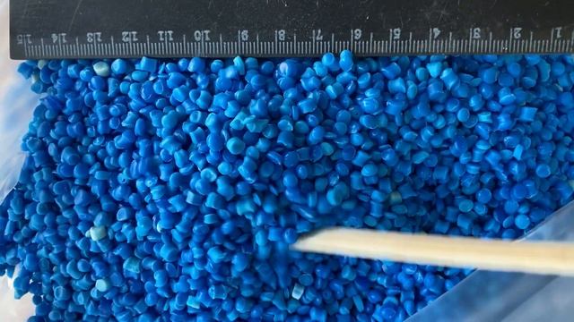 Полипропилен вторичный голубой гранулы ПТР 44 г/10мин смотреть онлайн