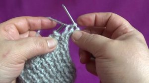 Как связать носки на 2х спицах часть 2 - узор ГУСИННЫЕ ЛАПКИ