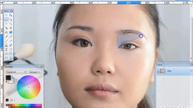 PAINT.NETКак увеличить глаза на фото
