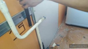 #заменарадиатораотопления Меняем батарею, установка отсечных кранов.