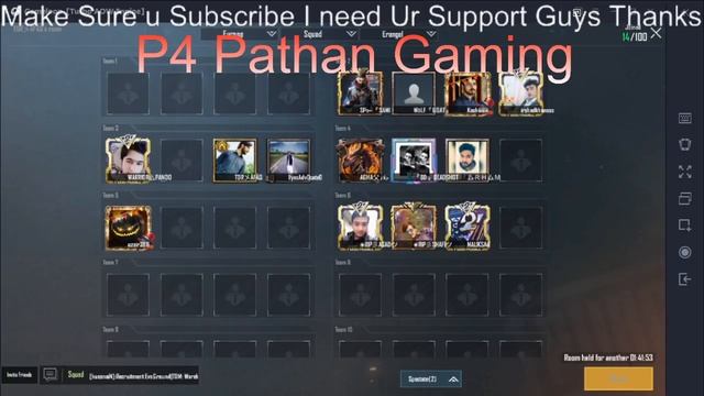 PUBG Live custom Room Match | P4 Pathan смотреть онлайн