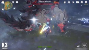 Эола(Эула) показала свой банкай! Эола(Эула) против всех боссов! [GENSHIN IMPACT] Соло-воин#8