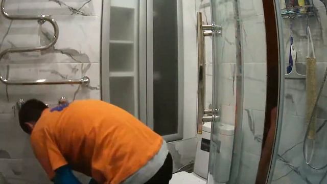 Монтаж места для хранения в ванной комнате за 1 минуту. #VOSmebel смотреть онлайн