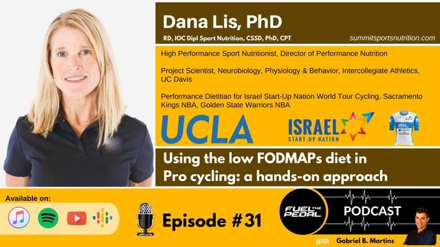 FTP #31: Dana Lis, PhD - Using the low FODMAPs diet in pro cycling: a hands-on approach смотреть онлайн