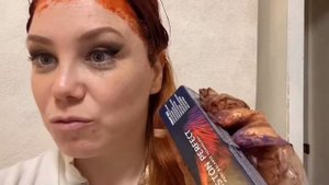Мое яркое преображение. Окрашивание в стойкий рыжий цвет!