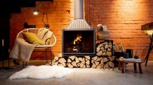 30-minute Cozy Fireplace Ambiance with Violin Music