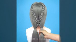 10 простых причесок | прически для девочек | Прическа для фестиваля | как укладывать длинные волосы