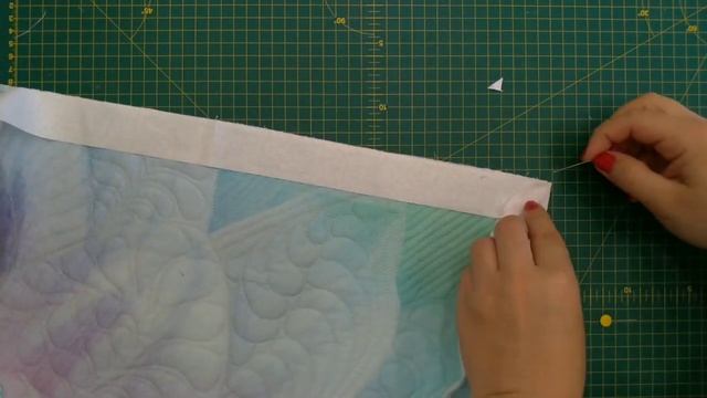 Обработка края квилта невидимой бейкой смотреть онлайн