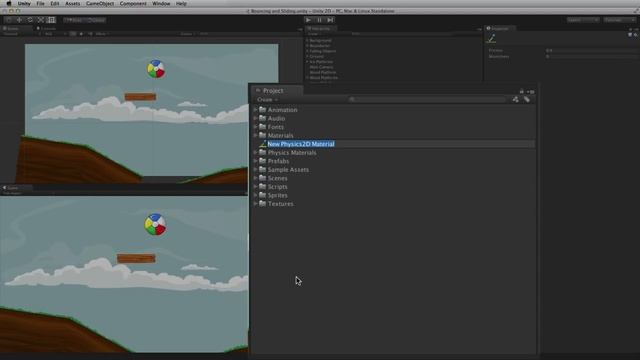 Sliding & Bouncing in 2D - Official Unity Tutorial