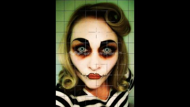 Страшный макияж на Хэллоуин! смотреть онлайн