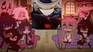 The hashira react to scaramouche//genshin impact x gacha club//•NIGHT FALL•//