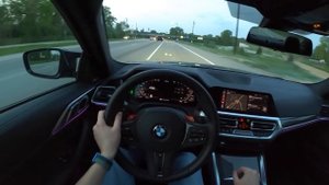 2022 BMW M4 Competition xDrive - POV Night Drive (Binaural Audio)