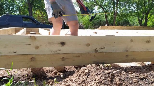 Каркасный дом своими руками. Лаги пола смотреть онлайн