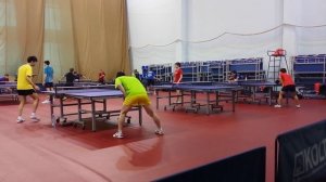 Разминка китайских теннисистов.Chinese table tennis players training ding ning , liu shiwen wu yang
